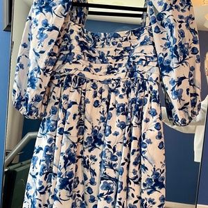 Abercrombie Emerson puff sleeve mini dress